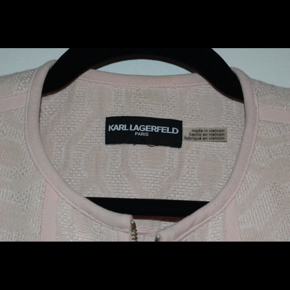 Karl Lagerfeld pink blazer